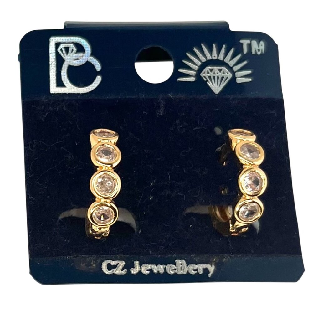 Statement Hoop Earrings for Women Gold-Toned Minimalist Elegant & Everyday Glam